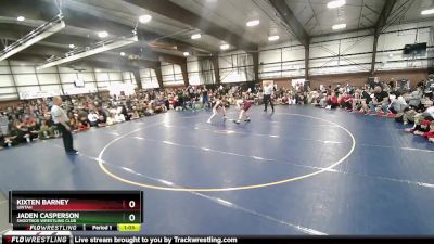 130 lbs 1st Place Match - Kixten Barney, Uintah vs Jaden Casperson, Shootbox Wrestling Club