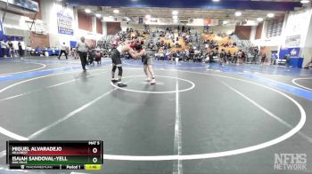 165 lbs Quarterfinal - Miguel Alvaradejo, Hillcrest vs Isaiah Sandoval-Yell, Oak Hills