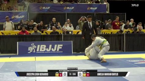 Jocelyn Leigh Gerardo vs Amelia Marian Baylis 2026 Pan Kids Jiu-Jitsu IBJJF Championship