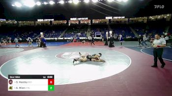 150 lbs Quarterfinal - Seth Hastey, Bedford vs Aziz Mian, Central