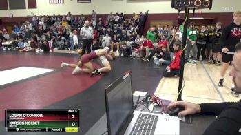 165 lbs 3rd Place Match - Logan O`Connor, Harrisburg vs Karson Kolbet, NH/TV