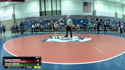 59 lbs Cons. Round 2 - Ethan Crouse, Yorktown Wrestling Club vs Kilian Simmons, Contenders Wrestling Academy