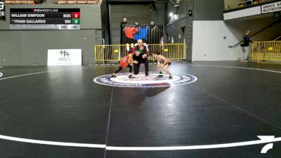 Bantam - 49 lbs Quarters - Lauren Carlos, Lodi Wrestling Club vs Sebastian Axtle