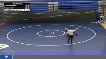 157 lbs Cons. Round 5 - Dean Poppy, Ohio Northern University vs Aiden Sanders, Roanoke College
