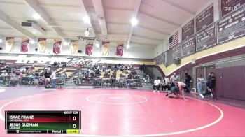 157 lbs Quarterfinal - Jesus Guzman, Lakeside vs Isaac Franz, Cathedral City