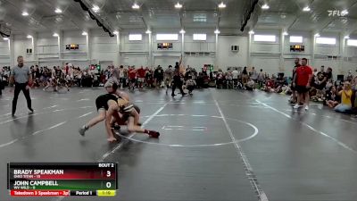 120 lbs Round 1 (6 Team) - John Campbell, WV Wild vs Brady Speakman, Ohio Titan