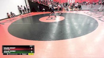 150 lbs Cons. Round 1 - Kaleb Wendt, MILTON (WI) vs Edgar Gomez, ROUND LAKE