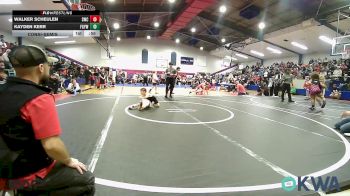 45 lbs Consolation - Walker Scheulen, Salina Wrestling Club vs Kayden Kerr, Fort Gibson Youth Wrestling