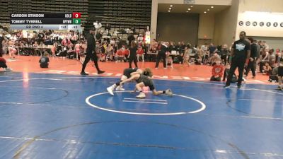 56 lbs Rr Rnd 4 - Carson Stinson, All I See Is Gold Academy - K3 vs Tommy Tyrrell, Upper Township - K3