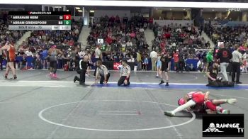 72 lbs 1st Place Match - Abraham Heim, Greater Heights vs Abram Griekspoor, Maize