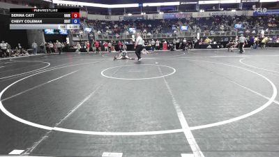 97.6-107.2 lbs Consi Of 8 #2 - Serina Catt, Darkhorse WC vs Chevy Coleman, Southern Slammers Wrestling Club