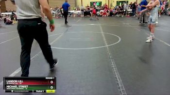 105 lbs Round 1 (6 Team) - Landon Lill, Glasgow WA vs Michael Street, Henlopen Hammers