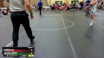 105 lbs Round 1 (6 Team) - Landon Lill, Glasgow WA vs Michael Street, Henlopen Hammers