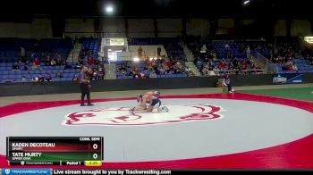 141 lbs Cons. Semi - Kaden DeCoteau, UMary vs Tate Murty, Upper Iowa