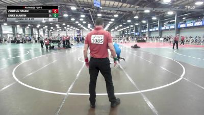 182 lbs Consi Of 8 #1 - Cohenn Stark, MO vs Duke Martin, PA