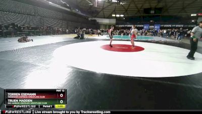 92 lbs Cons. Round 2 - Torren Esemann, Takedown Express Wrestling Club vs Truen Madden, Gig Harbor Grizzlies Wrestling Club