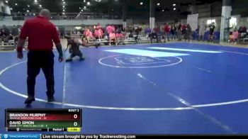 126 lbs Round 1 (6 Team) - David Simon, RIVER CITY WRESTLING CLUB vs Brandon Murphy, WILDCAT WRESTLING CLUB