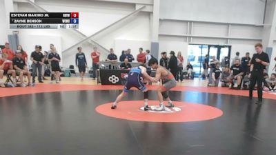 113 lbs Cons. Rd Of 16 - Estevan Maximo Jr., RBYWC vs Zayne Benson, Western Colorado Wrestling Club