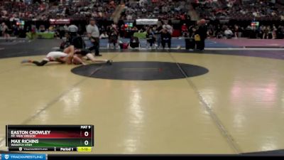 132 lbs Prelim - Max Richins, Wasatch Utah vs Easton Crowley, Mt. View Oregon