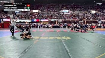 G - 125 lbs Cons. Round 2 - Marley Idland, Sidney / Fairview Girls vs Megan Warner, Anaconda Girls