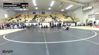 100 lbs Rr Rnd 3 - Taylor Archuleta, Sallisaw Lady Black Diamonds vs Kathy Lara Hernandez, Broken Arrow Girls HS