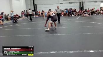 175 lbs Round 5 (8 Team) - Zach Longfellow, Cavalier WC vs Braden McDermott, South Side WC Blue