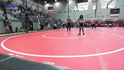 80 lbs 3rd Place - Zavion Love, Pitbull Wrestling Academy vs Christian Jones, Tulsa Blue T Panthers