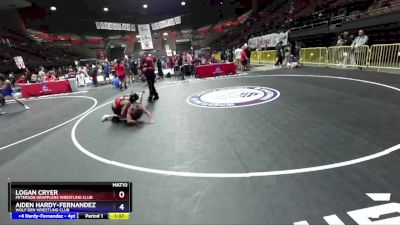 119 lbs 5th Place Match - Logan Cryer, Peterson Grapplers Wrestling Club vs Aiden Hardy-Fernandez, Wolf Den Wrestling Club