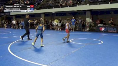 71 lbs Cons. Quarters - Prentice Miller Jr., Pennsylvania vs Elijah Rodriguez, All American Wrestling Club