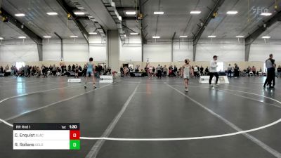 75 lbs Rr Rnd 1 - Connor Enquist, Black Fox Wrestling Academy vs Ryker Rollans, Gold Rush Wrestling