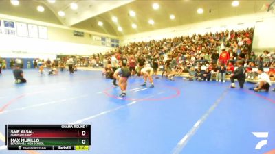 120 lbs Champ. Round 1 - Max Murillo, Esperanza High School vs Saif Alsal, Chino Hills WC