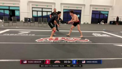 Tadeo Aragon vs Owen Weiss 2026 ADCC San Diego Open