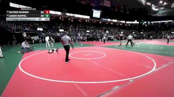 96 lbs Cons. Round 3 - Aaron Roppel, BKV1 vs Hayden Wagner, BUC2