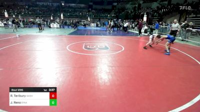 75 lbs Quarterfinal - Ryan Teribury, Washington Twp vs Joey Reno, Byaa