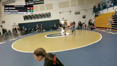 115 lbs Semifinal - Jack Tietama, Powell Middle School vs Josh Hernandez, Cody Middle School