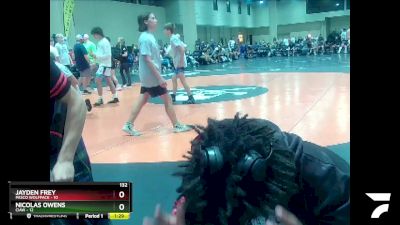 132 lbs Round 3 (6 Team) - Jayden Frey, Pasco Wolfpack vs Nicolas Owens, CIAW