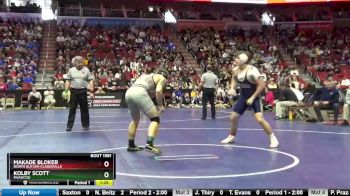 1A-182 lbs Cons. Semi - Kolby Scott, MVAOCOU vs MaKade Bloker, North Butler-Clarksville