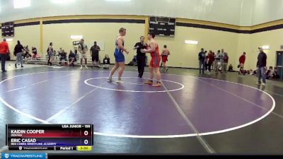 195 lbs 5th Place Match - Kaidin Cooper, Indiana vs Eric Casad, Red Cobra Wrestling Academy