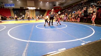 60 lbs Rr Rnd 1 - Hudson Newland, Unattached vs Kasen Shouse, Cowboy Wrestling Club