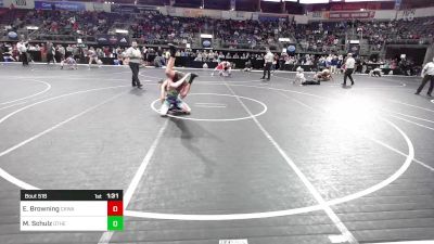 138 lbs Round Of 16 - Evan Browning, Central Kentucky Wrestling Academy vs Memphis Schulz, Other