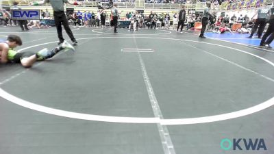 90 lbs Quarterfinal - Joel Ramirez, Hennessey Takedown Club vs Creed Rolan, Standfast OKC