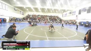 120 lbs Champ. Round 1 - Randy Valencia, Orange High School vs Enrique Sermeno, Friendly Hills Wrestling Club