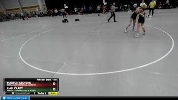 110 lbs Cons. Round 4 - Liam Carey, Sarbacker Wrestling Academy vs Maxton Stevens, Sarbacker Wrestling Academy