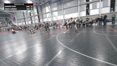 121.4-122.6 lbs Champ. Round 2 - Carson Cook, Moses Lake Wrestling Club vs Amiah Latessa, Silver Valley Wrestling Club