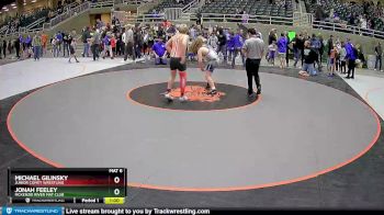 160 lbs Round 5 - Jonah Feeley, McKenzie River Mat Club vs Michael Gilinsky, Junior Comet Wrestling