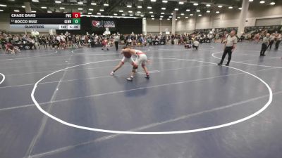 144 lbs Quarters - Chase Davis, Perrysburg Wrestling Club vs Rocco Ruiz, Gladiator Wrestling