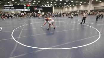 144 lbs Quarters - Chase Davis, Perrysburg Wrestling Club vs Rocco Ruiz, Gladiator Wrestling