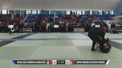 SOPHIA MIRANDA DA ROCHA FERREIRA vs MARIA LUIZA CAMINHA DA CONCEIÇÃO 2026 FJJ Rio Carioca