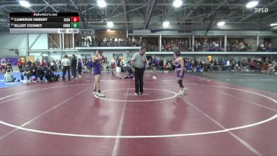 141 lbs Cons. Round 2 - Cameron Hebert, University Of The Ozarks vs Elliot Cooney, Cornell College