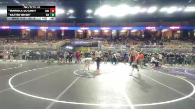 138 1A Cons. Round 1 - Dominick McGarry, St. Andrews vs Carter Wright, Bradenton Christian HS